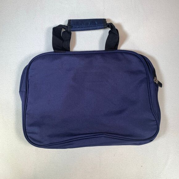 JEEP BRAND CARRY ON LAPTOP COMPUTER BAG  BLUE ZIPPER CLOSURE - Picture 6 of 8